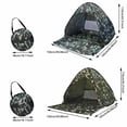 thumbnail image 2 of Hearth & Gear Outdoor Camping Camping Beach Up Beach Tent Sun Shelter For 2 To 3 Person 98% Includes 6 Tent Peg And Storage Bag To Withstand Wind Water Proof For Fishing Hiking Camping Water Canister, 2 of 4