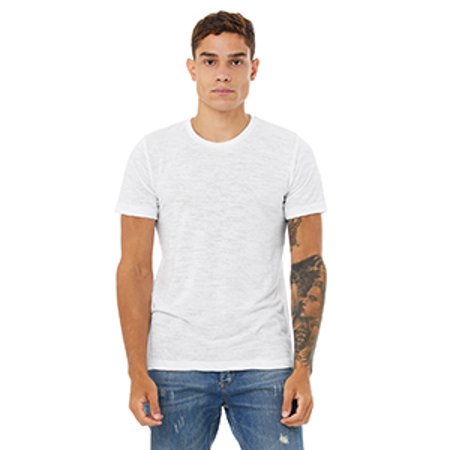 Bella + Canvas T-Shirt Unisexe à Manches Courtes en Poly-Coton