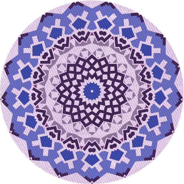 Ahgly Tapis Rond Lavable en Machine Intérieur Transitionnel Fleur Rose, 3 Pieds Rond