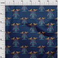 thumbnail image 2 of oneOone Cotton Flex Fabric Bird & Tree Block Fabric Prints By Yard 40 Inch Wide, 2 of 4