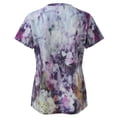 thumbnail image 4 of XZNGL T-shirt à Manches Courtes pour Femmes, Mode d'Été, Imprimé, Col Rond, Haut Ordinaire, 4 of 5