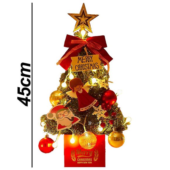 Desktop Christmas Tree, Mini Christmas Decoration Tree, The Christmas Decoration For Table, Desk And Counter