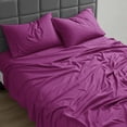thumbnail image 2 of Nestl Full XL Sheet Set, 1800 Series Microfiber Deep Pocket 4 Piece Bed Sheet Set, 2 of 8