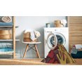 thumbnail image 2 of Ahgly Company Tapis Rond Lavable en Machine Intérieur Transitionnel Brun Cannelle, 3 Pieds Rond, 2 of 7