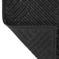thumbnail image 5 of Contours "Delwood" 18-inch x 30-inch Rectangular Needlepunch Charcoal Doormat, 5 of 5