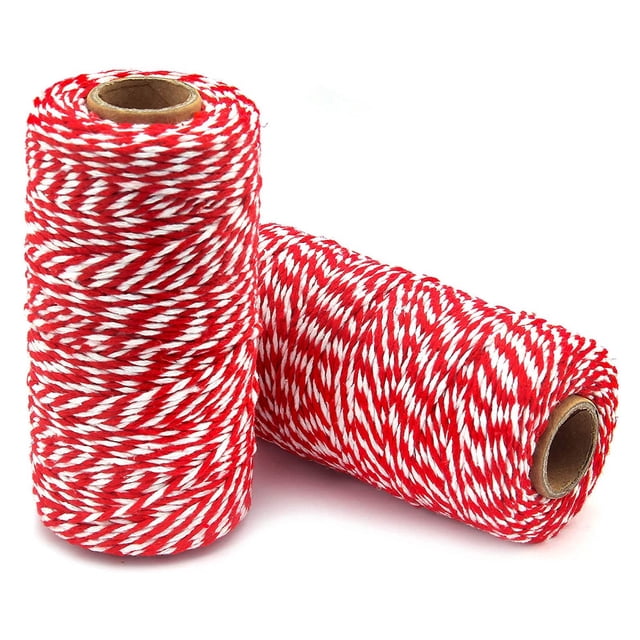 Agiferg 656 Feet/200m Packing String Durable Rope Perfect for Christmas Decoration 2PC