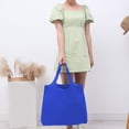 thumbnail image 4 of Large Waterproof Foldable Shopping Bag | Multi-Color Reusable Grocery Tote | Cloth Material | Portable Lightweight Design | 53x38x10cm | 1 Pack | Eco-Friendly, Durable, Versatile, 4 of 8