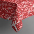 thumbnail image 2 of Merry Christmas Tablecloth Wrinkle Resistant Washable Tablecolths Table Covers Farmhouse Xmas Covered Snow Table Cloths for Dining Kitchen Restaurant Birthday Rectangle,60x84inches, 2 of 5