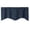 Navy, variant on Extra Wide Short Valance Curtains for Kitchen Bathroom Living Room - Microfiber Polyester Window Treatment with Bright Colors and Smooth Draping