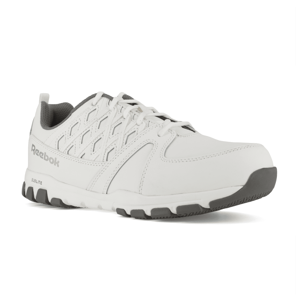 Reebok Work Men's Sublite Work Steel Toe Athletic Work Shoe White - RB4443