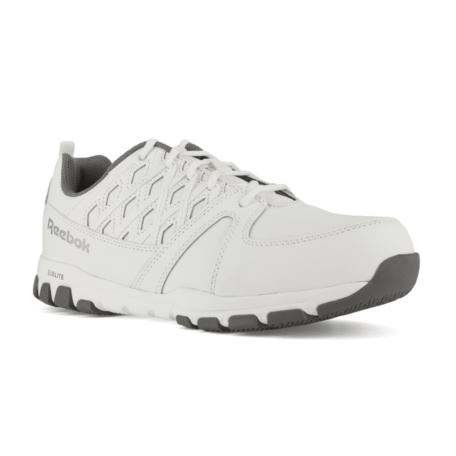 Reebok Work Chaussure de Travail Athlétique à Embout d'Acier pour Hommes Sublite Work Blanche - RB4443