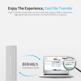 thumbnail image 3 of Graflsoa USB-C M.2 NVMe SSD Enclosure with Aluminum Alloy Shell, High-Speed Transfer, Compatible with Windows & iOS, Includes Type-C Cable & Tools, Black/Silver Options, 3 of 6