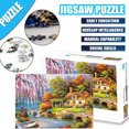 thumbnail image 3 of 1000PCS Jigsaw Puzzle Pastoral Landscape Puzzle Toy Decompression Toy for Adults, 3 of 7