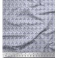 thumbnail image 1 of Soimoi Velvet Fabric Stencil Floral Printed Craft Fabric by The Yard 58 Inch Wide, 1 of 3