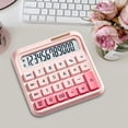 thumbnail image 3 of FHBVT Office Calculator 12-Digit LCD Calculator Flexible Candy Color Keyboard Automatic Power Saving Non-Slip Pad Home Office Financial Calculation Accounting Desk Tool Financial Planning Calculator, 3 of 5