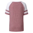 thumbnail image 4 of Fridja Blouse Décontractée à Rayures Col Rond Manches Courtes pour Femmes, 4 of 7