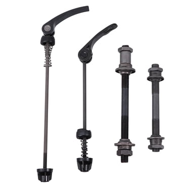 CIMAXIC 1 Set Bike Quick Release Skewer Axle Wheel Hub Hollow Shaft Front and Rear Set,9.84"X0.79"X0.79"