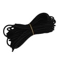 thumbnail image 1 of koolsoo Shock Cord 1/5 Inch - Rubber Polyester - Stretchy - Moisture, , Weather Resistant - DIY Projects, Indoor, Outdoor - Black, 5mmx20m, 1 of 5