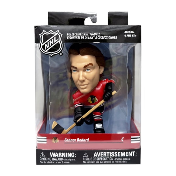 Party Animal Big Shot Shooter NHL Chicago Blackhawks Connor Bedard Vinyl Figue (12 cm/4.75 inch)