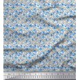 thumbnail image 1 of Soimoi Poly Georgette Fabric Flower Artistic Print Fabric by Yard 42 Inch Wide, 1 of 3