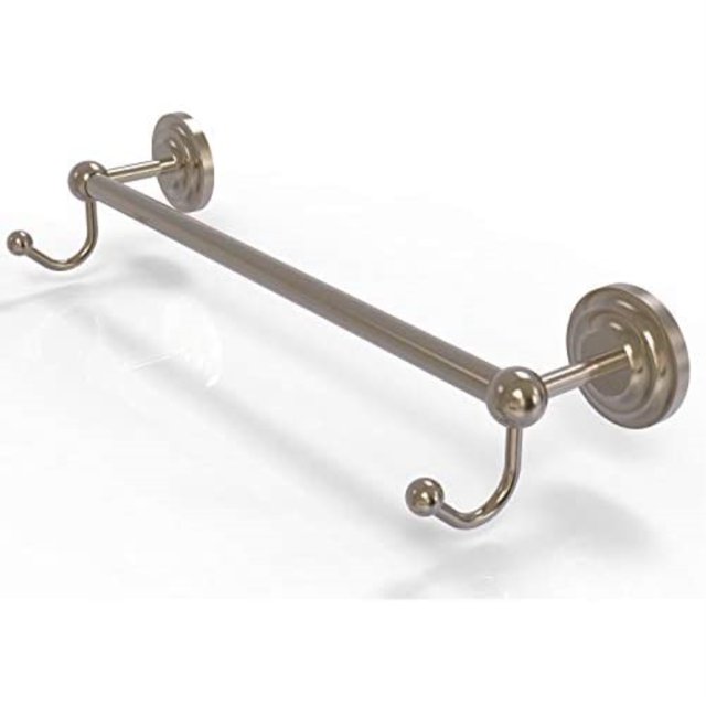 Prestige Que New Collection 30 Inch Towel Bar with Integrated Hooks - PQN-41-30-HK-PEW