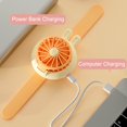 thumbnail image 3 of Dvkptbk Portable Ventilateur Personnel Mini Ventilateur de Poignet USB Rechargeable Montre Ventilateur avec Bracelet de Poignet Ajustable Ventilateur de Poche à Vitesse Portable pour Enfants Intérieur et Extérieur Bureau Voyage en Liquidation, 3 of 3