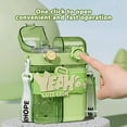 thumbnail image 3 of Water Cup Double Cup High Capacity Leak-Proof | 760ml Portable Lightweight Tumbler with Straw | Outdoor Home Use | Durable PC Material | Lock Buckle | Easy Clean | Multiple Colors, 3 of 9