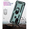 thumbnail image 4 of [PST] Samsung Galaxy A54 5G Kickstand Rotating Ring Case, Heavy Duty Hybrid Shock Absorption Rugged Hard Phone Case Cover, 4 of 5