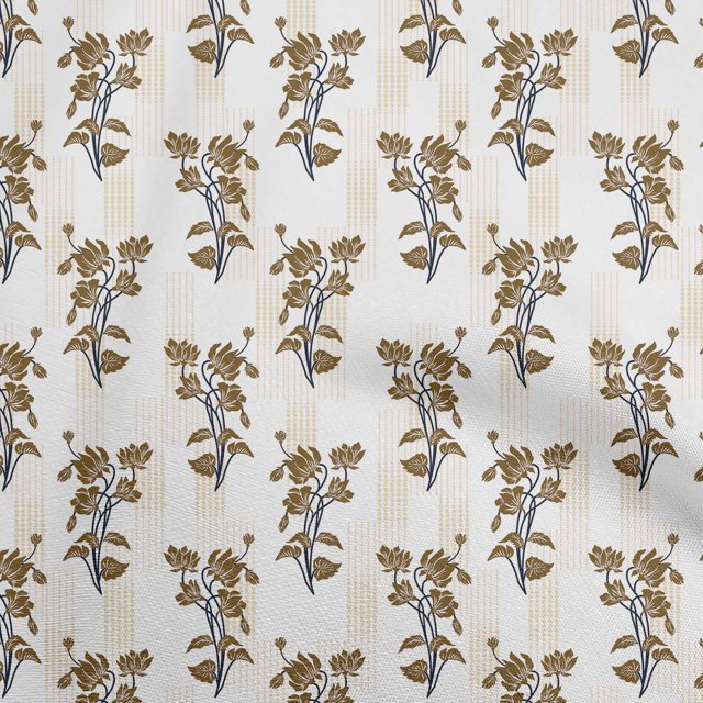 oneOone Georgette Viscose Dark Olive Green Fabric Asian Block Sewing Craft Projects Fabric Prints By Yard 42 Inch Wide