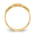 thumbnail image 2 of 14k Yellow Gold Claddagh Baby Ring Celtic, 2 of 9