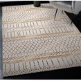 thumbnail image 4 of Motif Printed Faux Rabbit Minear Ivory & Gold 5 ft. x 7 ft. Area Rug, 4 of 6