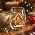 thumbnail image 4 of CQCYD Christmas Glass, 15oz/420ml Cute Christmas Collection Commemorative Drinking Glass, Large Capacity 2D Holiday Glassware for Dining Table Party Decor Christmas Gift for Family Friends, 4 of 7