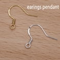 thumbnail image 2 of Redempat 1 Pair Earring Hook Earhook Hooks Fitting Jewelry Making Findings Silver, 2 of 6