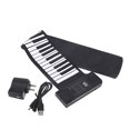 thumbnail image 2 of Electric Piano Roll-up, Soft Silicone Flexible Portable 61 Keys Roll-up Piano Keyboard Digital Music Electronic Piano Keyboard For Children Beginners/Children, 2 of 8