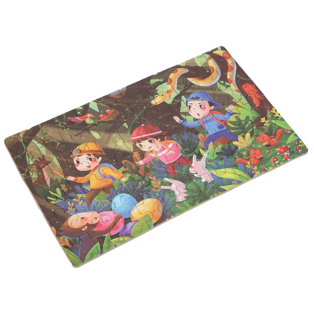 Cergrey Jigsaw Puzzles Gift,60pcs Children Puzzle Exquisite Cartoon Pattern Kid Jigsaw Puzzles Toy Gift with Storage Box,Cartoon Puzzle