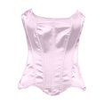 thumbnail image 4 of Value for Money,Solid Color Camisole Shapewear, Backless Ribbon Waist, Fashion Women, Seamless Support, Lightweight, For Everyday, Body Shaping, Undergarment, Compression Tank Top|100%Polyester,Red, 4 of 8