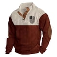 thumbnail image 4 of Chandail Sans Capuche pour Homme à Manches Longues, Col Ras du Cou, Chandail à Enfiler pour un Confort et un Style Quotidiens avec une Ambiance Mode Urbaine Décontractée, 4 of 4