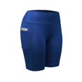 thumbnail image 1 of Quick Dry Short for Women‘s Workout Yoga Shorts with Side & Inner Pockets Non See-Through Tummy Control Athletic Shorts Gray M, 1 of 12