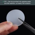 thumbnail image 5 of Unique Bargains 40mm OD 3mm Thick Round Silicone Rubber Solid Gasket Sheet White 8 Count, 5 of 5