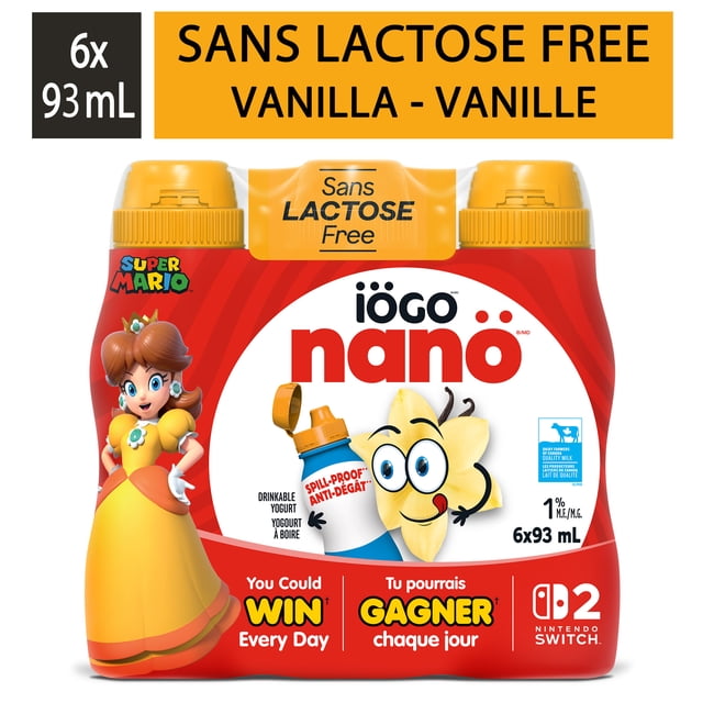 iÖGO nanö Drinkable Vanilla Lactose-Free Yogurt 1%
