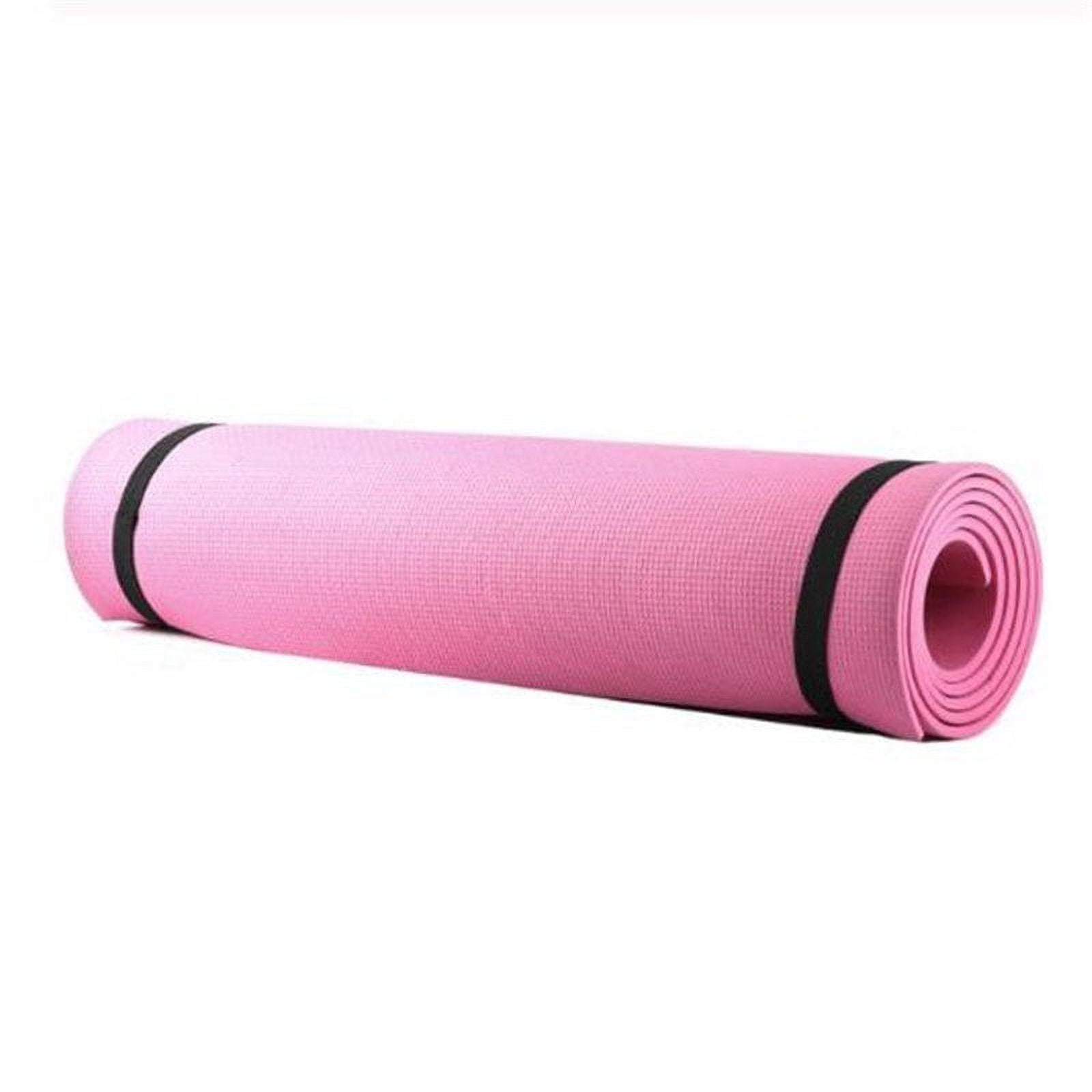 All-Purpose High Density Foam Exercise Yoga Mat Anti-Tear with Carrying Strap