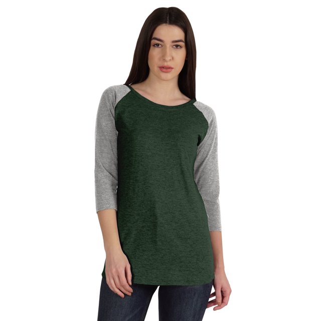 Inkmeso Womens Color Block Raglan Quarter Sleeve TShirt Baseball Tee Casual Sports Jersey Top
