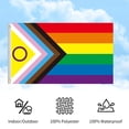 thumbnail image 5 of Flag Flag Progress LGBT Flags 3x5 Outdoor Bisexual All Inlcusive Flag Heavy Duty Polyester Flags Deco Bisexual Lesbians, 5 of 5