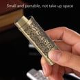 thumbnail image 4 of Vintage Botanic Design Zinc Alloy Lighter Case Cover Sleeve Holder For  Full Size Lighter J6, Easy To Use, Secure , Perfect Gift Choice, 4 of 8