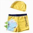 thumbnail image 1 of COMVALUE Maillots de Bain Garçon Shorts de Bain Tout-Petit Caleçons Boxeurs de Natation (Jaune, 3-6 Ans), 1 of 7