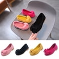 thumbnail image 4 of Zwiiyzr Chaussures Habillées pour Filles Ballerines à Enfiler Chaussures Plates pour Enfants Nœud Papillon à Enfiler Chaussures de Princesse pour Tout-Petits Enfants Jaune, 4 of 4