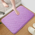 thumbnail image 4 of Thickened Absorbent Floor Mat | Non-Slip Bathroom Rug & Kitchen Mat | Soft Foam Fleece for Indoor Use | 40x60cm Size for Home, Bedroom, and Living Room, 4 of 6