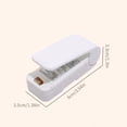 thumbnail image 3 of TIELUTT Portable Mini Sealing Food Vacuum Sealer compatible with Machines with Bag Food Sealer compatible with Machine Portable 12v Vacuum Sealer Commercial Vacuum Sealer Mini Vacuum Sealer for Cloth, 3 of 8