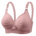thumbnail image 4 of Bras for Women, Womans Printing Gathered Together Large Size Daily Bra Underwear No Rims, 4 of 4