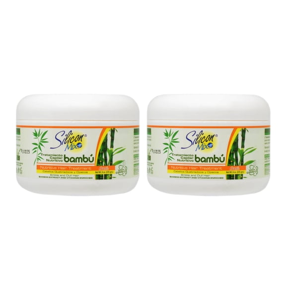 Silicon Mix Bambu Hair Treatment 8oz ""Pack of 2"" by Silicon Mix